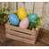 Crackled Wooden Eggs, #39104
