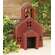 Distressed Wooden Primitive Schoolhouse Block, #39120