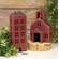Distressed Wooden Primitive Schoolhouse Block, #39120