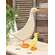 Distressed Carved Wooden Mama Duck - 13.75"H