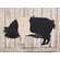 Distressed Carved Wooden Pig Hanger