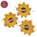 3 Set - Chunky Wooden Sunflower Sitters3 Set - Chunky Wooden Sunflower Sitters