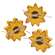 3 Set - Chunky Wooden Sunflower Sitters
