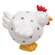 Resin Polka Dot Chicken Sitter
