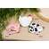 Resin Black & White Cow Trinket Dish