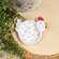 Resin Polka Dot Chicken Trinket Dish