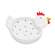 Resin Polka Dot Chicken Trinket Dish