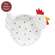 Resin Polka Dot Chicken Trinket Dish