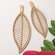 Natural Wood Laurel Leaf Wall Hanger, 20.5" 60508;