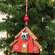 Wooden Christmas Barn Ornament 65389;