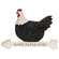 Farm Fresh Eggs Chicken Arrow Sign