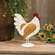 Distressed Metal Chicken - 9.75"H