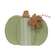 Distressed Chunky Wooden Feed Sack Stripe Pumpkin w/Leaves Sitter, 3 Asstd. 91182;