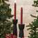 Burgundy Twisty Timer Tapers, 10"H, 2/Set CB23826B;