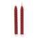 Burgundy Twisty Timer Tapers, 10"H, 2/Set CB23826B;
