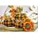 Orange & Black Buffalo Check Stuffed Pumpkin 8"