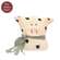 Stuffed Rustic Cow Sitter - 4"H