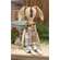 Huck Bunny Doll with Tulip, #CW5033