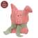 Stuffed Rustic Pig Sitter - 5.5"H