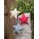 3 Set - Rustic Mixed Pattern Star Ornaments
