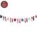 Rustic Mixed Pattern Raggdy Star Garland - 5 Ft.