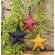 Fabric Star Ornaments - 3/Set