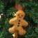 Felted Gingerbread Ornament HBY5604;