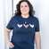 Americana Chickens T-Shirt, XXL - Navy L196XXL