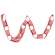 Large Red and White Striped Ribbon Garland, 48"L RJA5630;