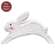 Rustic Carved Hopping Bunny Sitter