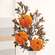 Orange Chenille Pumpkin Trio Spray, 27" SA112569;
