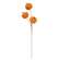 Orange Chenille Pumpkin Trio Spray, 27" SA112569;