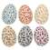 6 Set - Floral Fabric Eggs6 Set - Floral Fabric Eggs