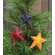 Fabric Star Ornaments - 3/Set