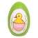 Hand Painted Hatching Chick Wooden Easter Egg