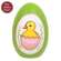 Hand Painted Hatching Chick Wooden Easter Egg
