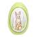 Hand Painted Standing Bunny Wooden Easter Egg