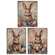 Distressed Easter Bunny Block - 3 Asstd.