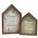 2/Set - Plant House  Shaped Box Signs