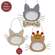 Shaped Cat Frame Ornaments - 3 Asstd.