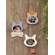 Shaped Cat Frame Ornaments - 3 Asstd.