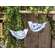 Blue & White Floral Bird Ornament - 2 Asstd.Blue & White Floral Bird Ornament - 2 Asstd.