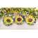 Sunflower Trinket Trays 3 Asstd., 39041