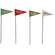 Felt Flag Plant Poke - 4 Asstd.