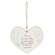 Wildflower Friendship Wooden Heart Ornament - 3 Asstd.