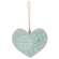 Wildflower Friendship Wooden Heart Ornament - 3 Asstd.