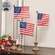 Pedestal with Flags, 3/Set, 39052