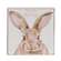 Think Spring Watercolor Bunny Square Block
