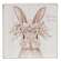 Welcome Spring Floral Crown Bunny Box Sign - 3 Asstd.
