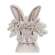 Spring Floral Crown Wooden Bunny Sitter - 3 Asstd.